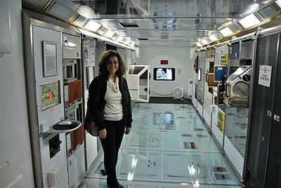 Louisa inside ISS